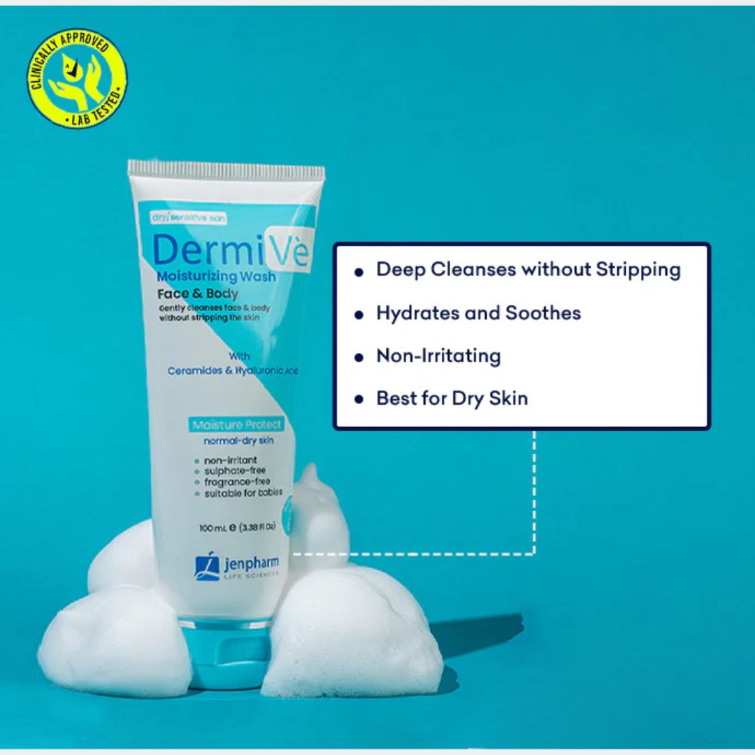 Dermive Moisturizing Face & Body Wash 100ml