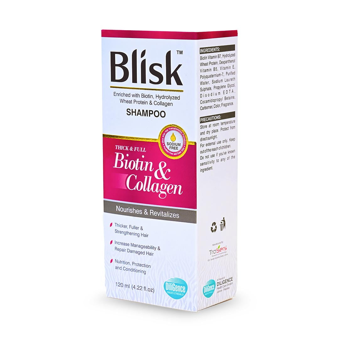Blisk Biotin Shampoo 120ml