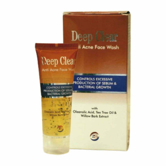 Deep Clear Anti Acne Facewash 60ml - 2S Pharma