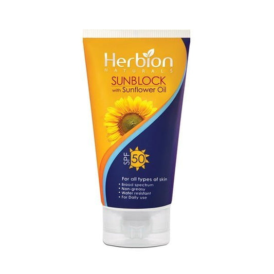 Herbion Sunblock - Sunblock with Sunflower Oil - 100ml