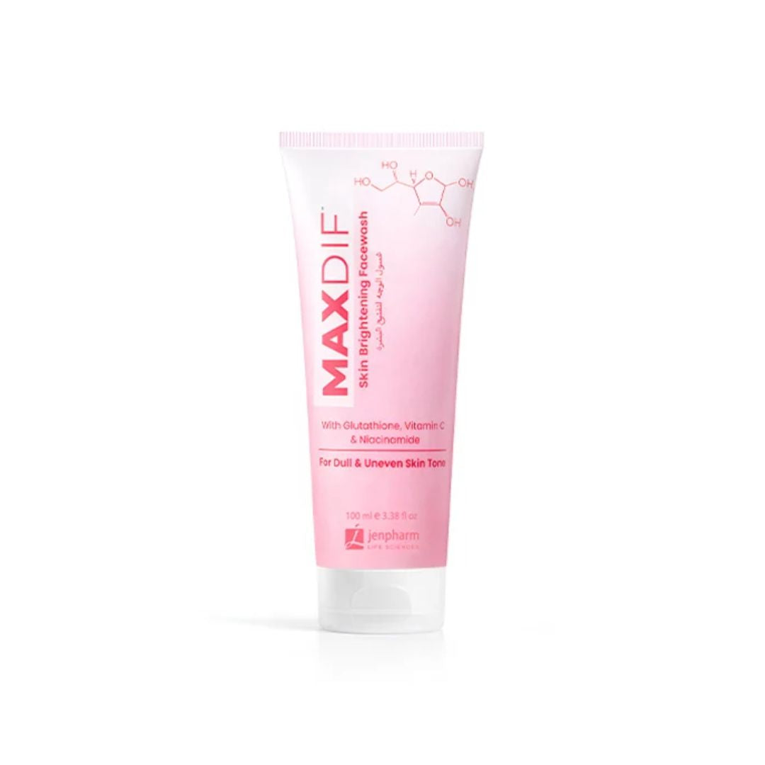 Maxdif Brightening Facewash Gel 100ml - Jenpharma