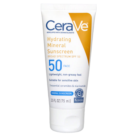 CeraVe Hydrating Mineral Sunscreen SPF 50