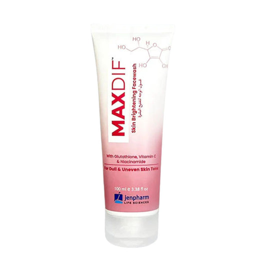 Maxdif Brightening Facewash Gel 100ml - Jenpharma