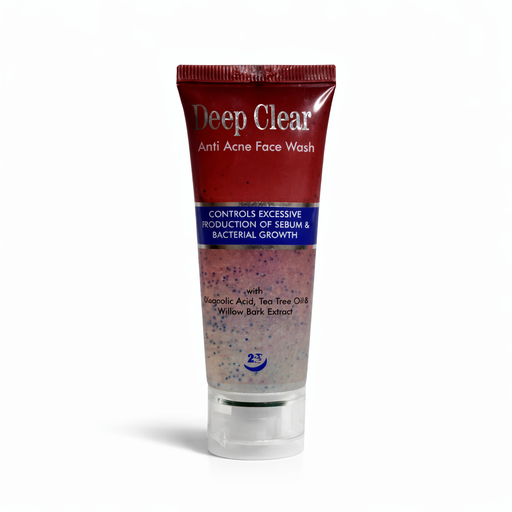 Deep Clear Anti Acne Facewash 60ml - 2S Pharma