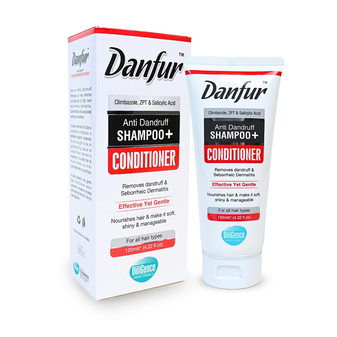 Danfur Anti Dandruff Shampoo & Conditioner 120ml - Diligence Pharma