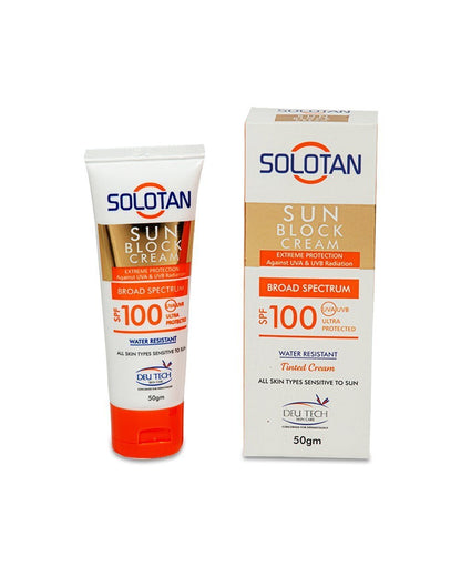 Solotan Sunblock Cream 50gm - DeuTech Pharma