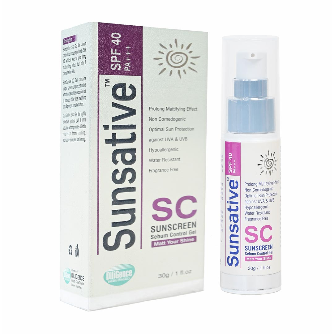 Sunsative SC GEL Sunscreen SPF 40 - Diligence Pharma