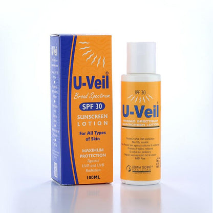 U-Veil Sunscreen Lotion 100ml - Dermatechno