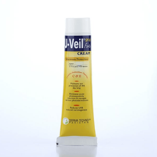 U Veil Forte Sunscreen Cream-SPF 60 30gm - Dermatechno